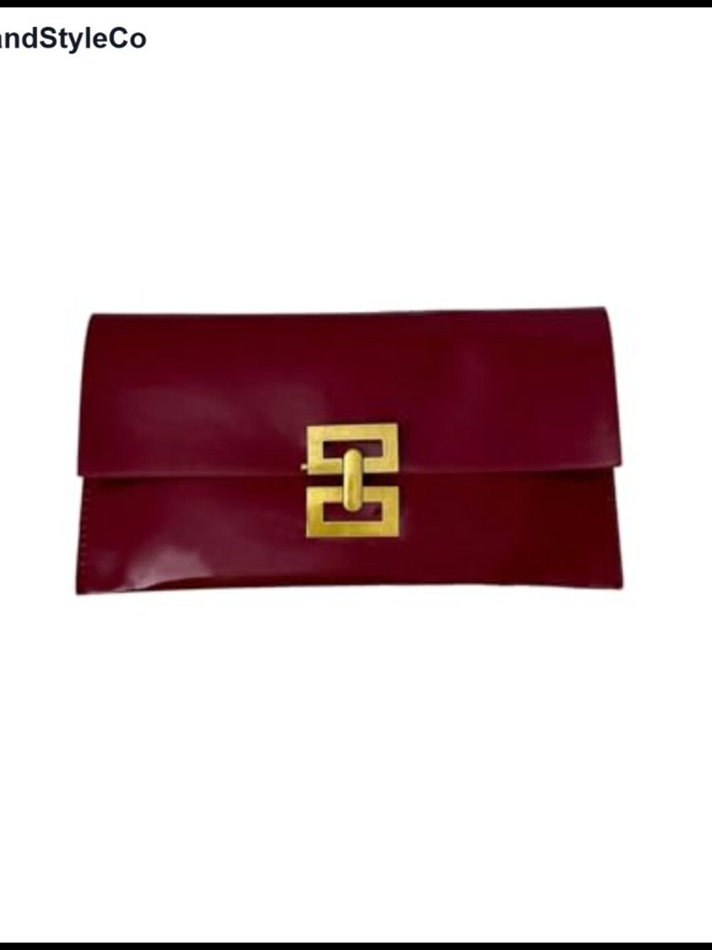 Verdusa Women's Metallic Envelope Clutch Evening Bag Faux Leather Purse